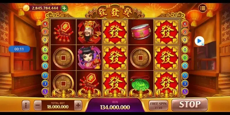 Giao diện của game Nổ hũ đổi thưởng 